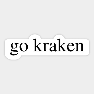 go kraken Sticker